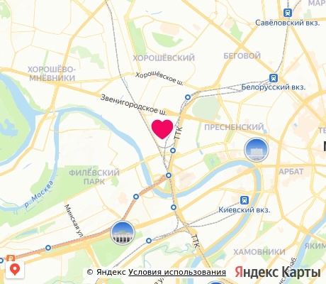 На карте