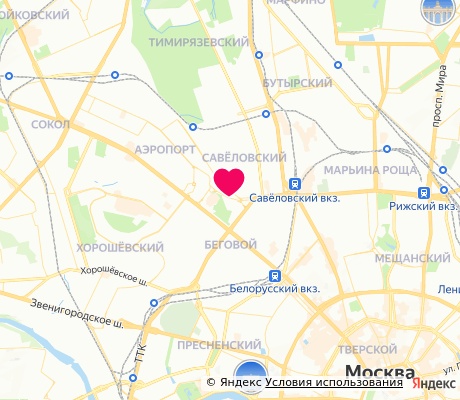На карте