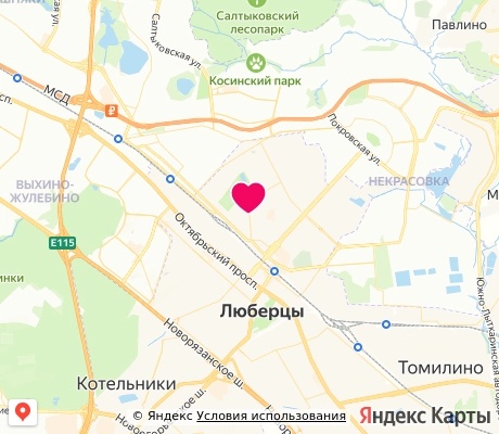 На карте