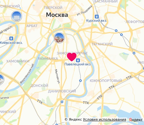 На карте