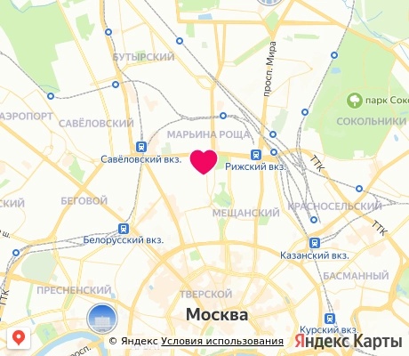 На карте