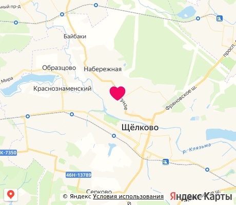 На карте