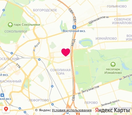 На карте