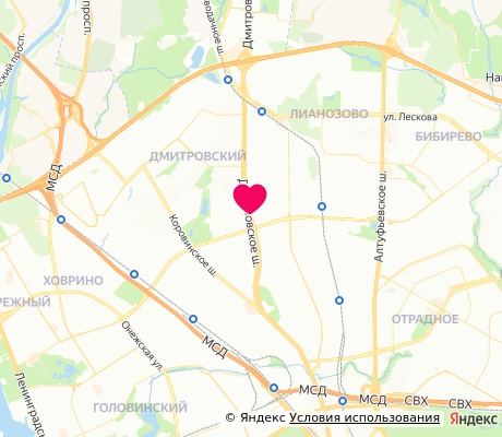 На карте