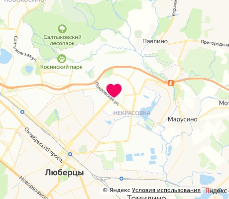 На карте