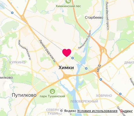На карте