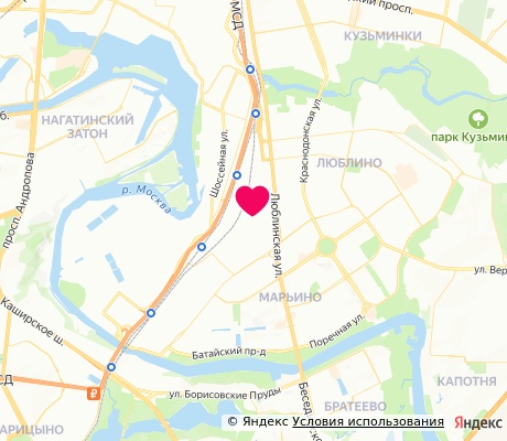 На карте
