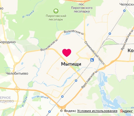 На карте
