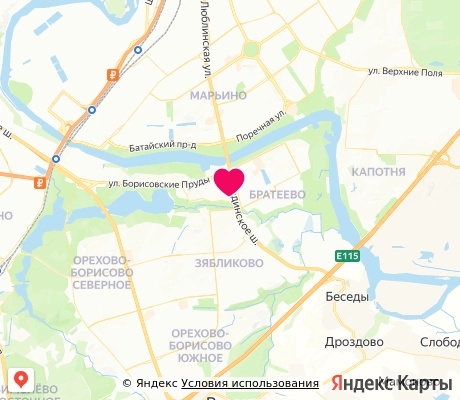 На карте