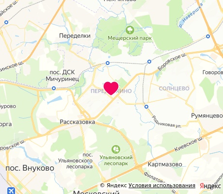 На карте