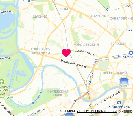 На карте