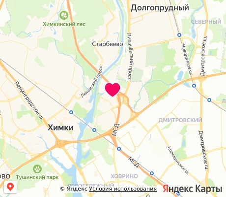 На карте