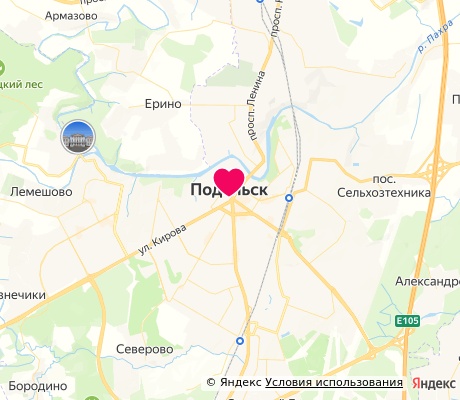 На карте