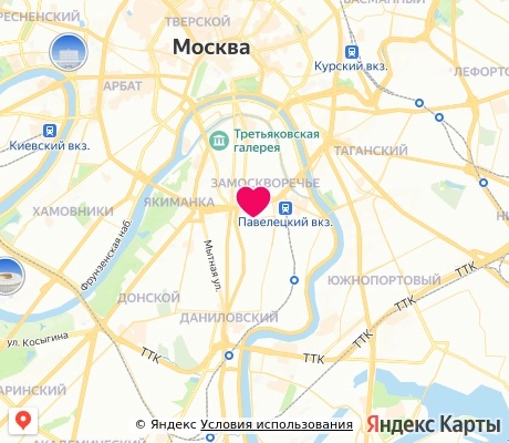 На карте