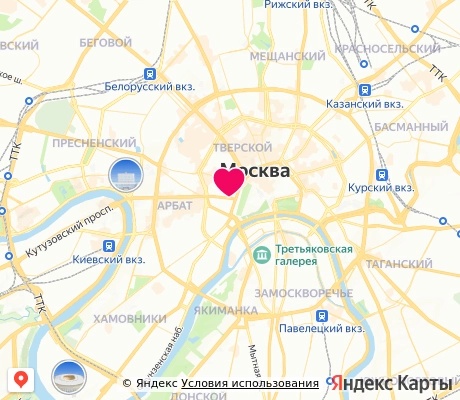 На карте