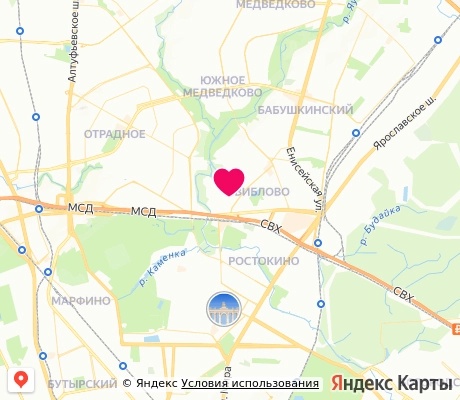 На карте