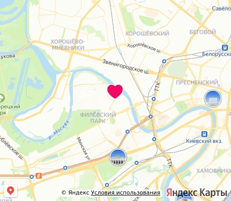 На карте