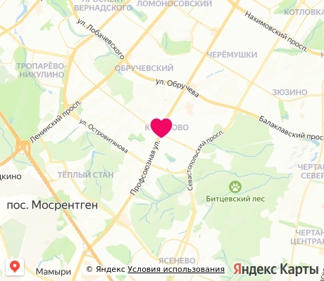 На карте