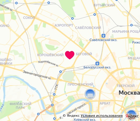 На карте