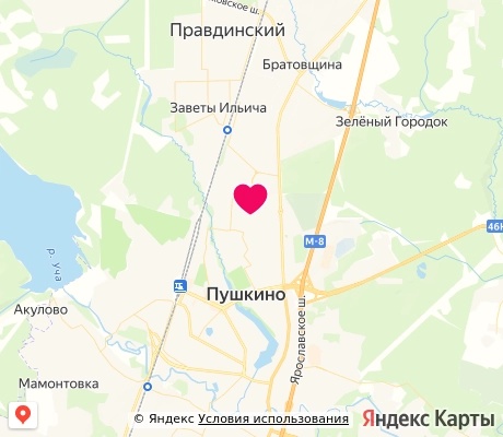 На карте