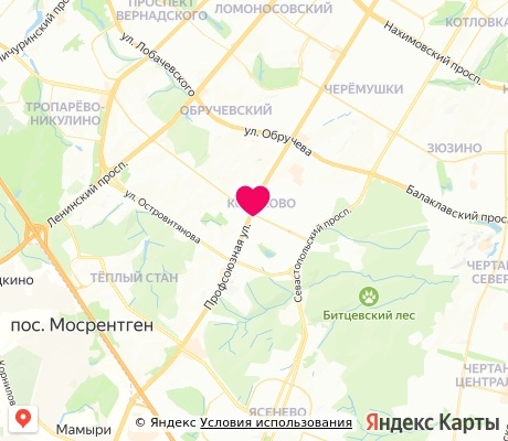 На карте