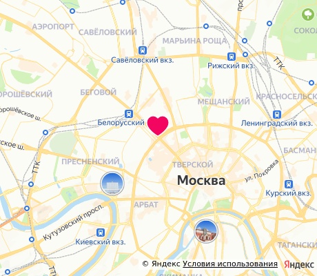 На карте