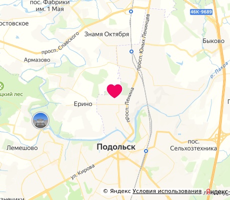 На карте