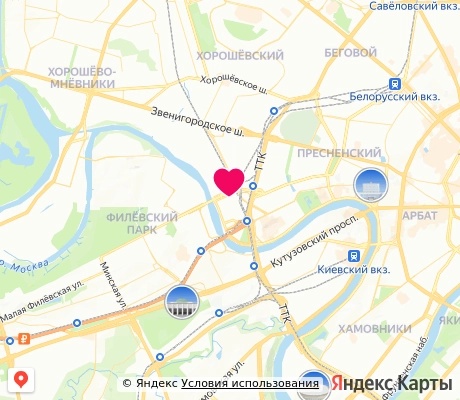 На карте