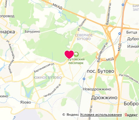 На карте