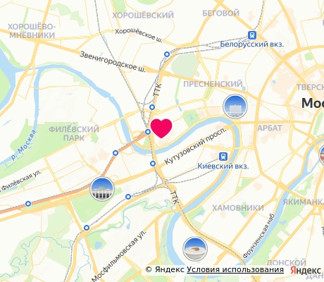 На карте