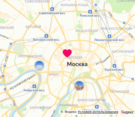 На карте