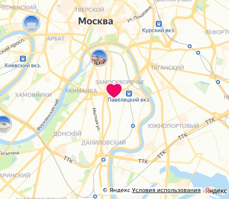 На карте