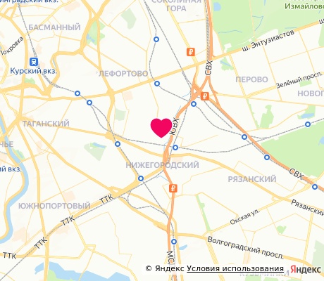 На карте