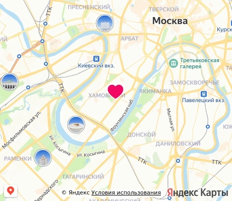 На карте