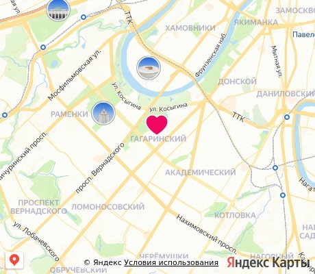 На карте