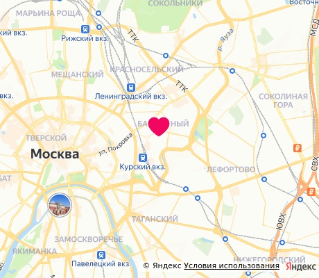 На карте
