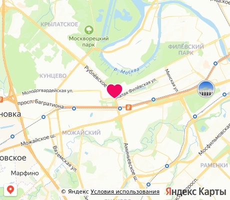 На карте