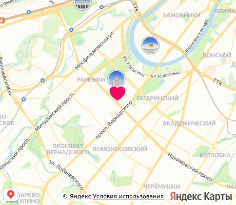 На карте