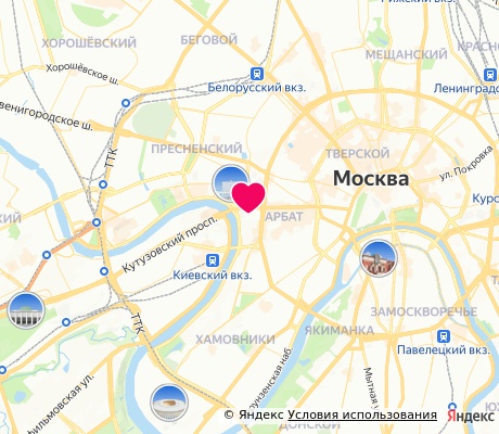 На карте