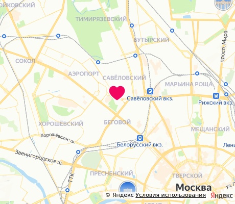 На карте