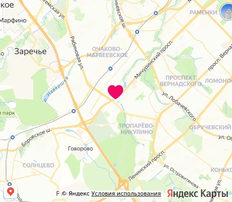 На карте