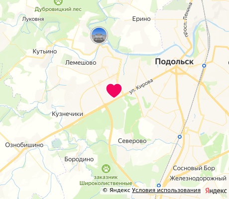 На карте