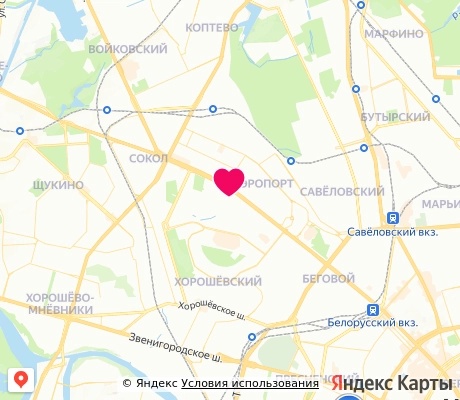 На карте