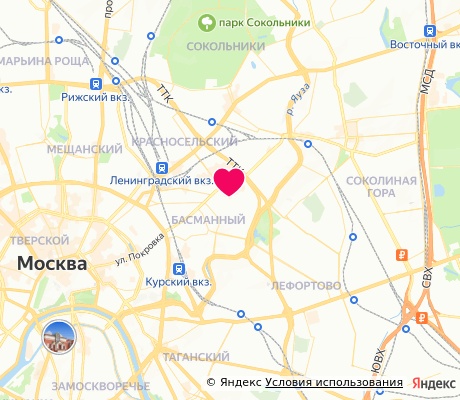 На карте
