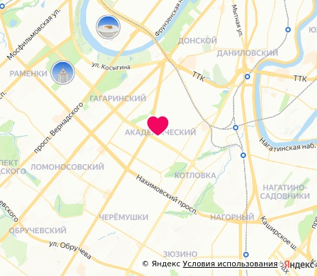 На карте