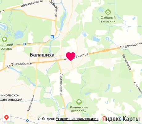 На карте