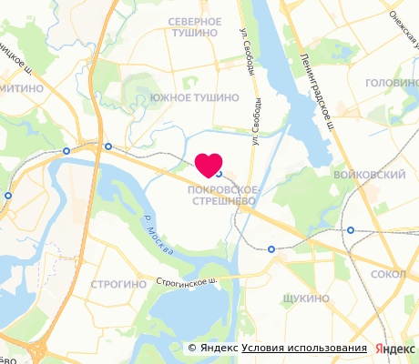 На карте