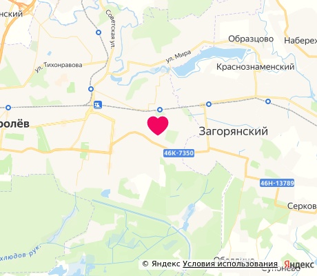На карте