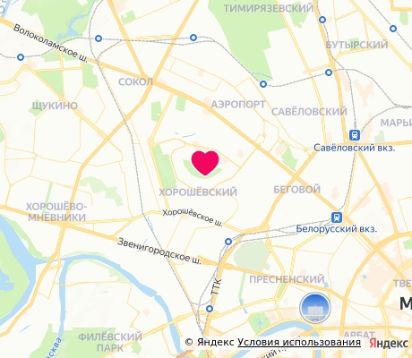 На карте