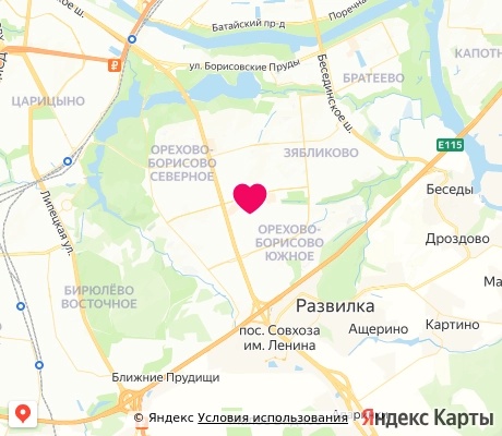 На карте